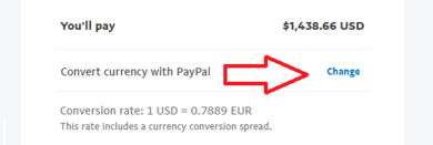 paypal conversion rate usd to php today