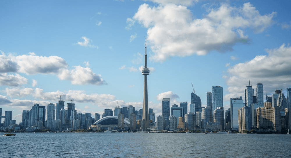 Toronto skyline view