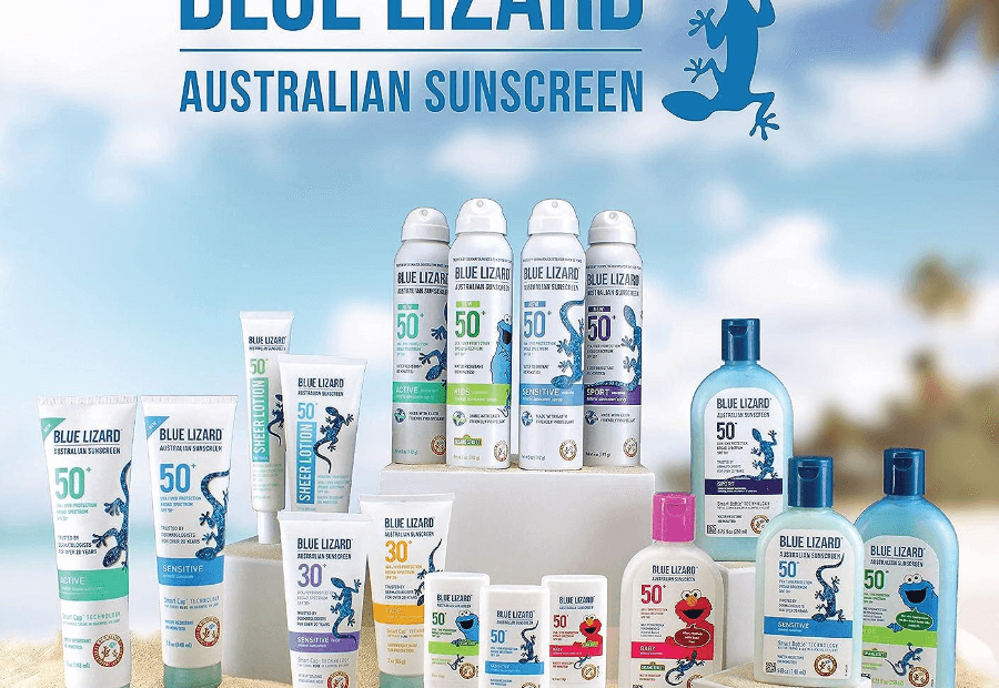 Blue lizard sunscreen