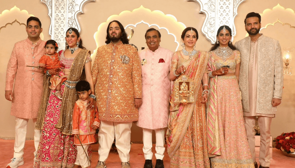 Mukesh ambani family