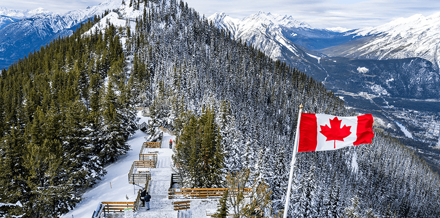 Canada in winter