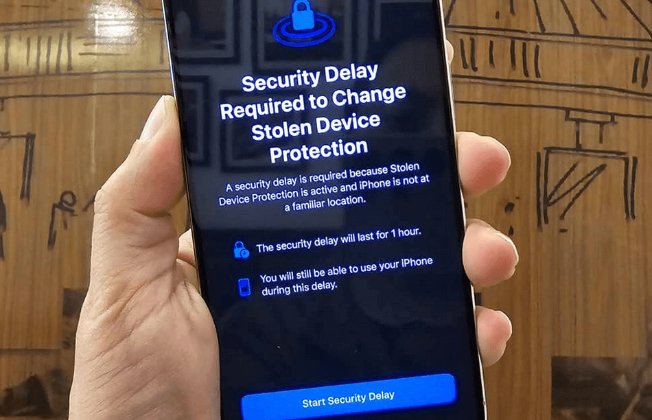 iphone security delay